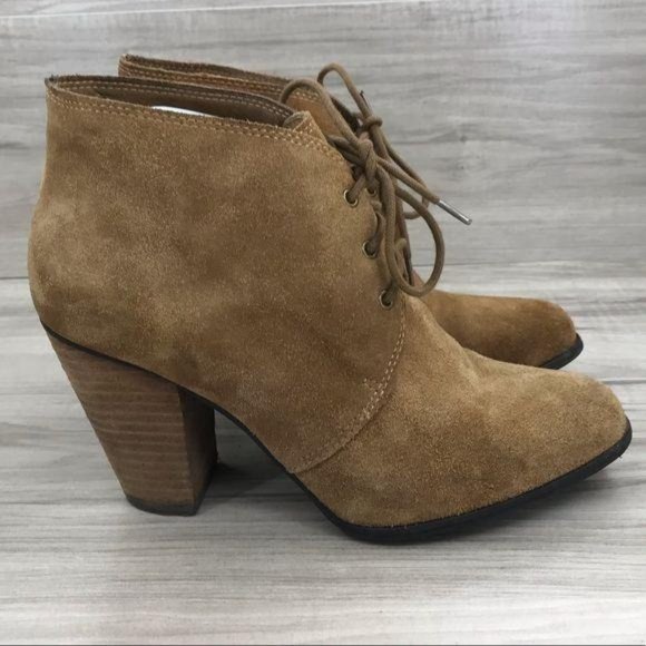 BCBGeneration Ankle Boots Women's 10 Paxxton Suede Brown Lace Up Booties - Picture 5 of 11